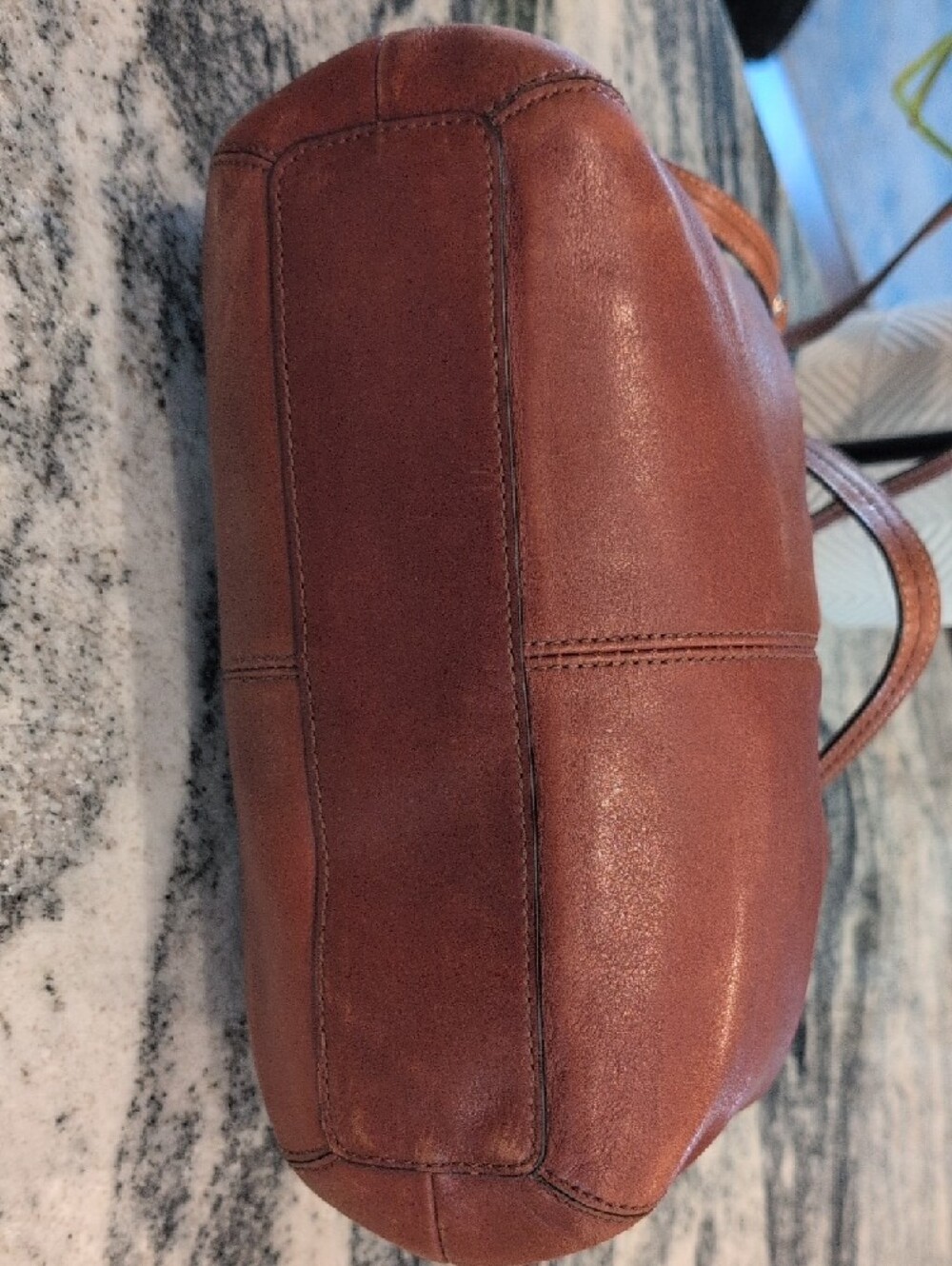 Coach Soho Pleated Brown Burnished Glove-Tanned Leather Hobo Shoulder Bag - Picture 4 of 12